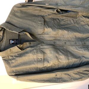 Kuhl Green Airspeed Performance Long Sleeve Button Outdoors Shirt Men’s Large